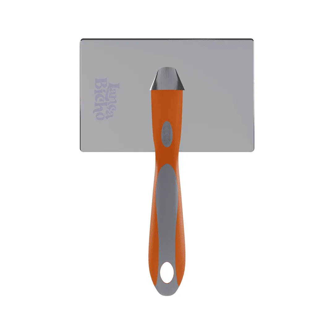 Rasqueadeira Reta com Pinos Firmes Curtos - Lança Bicho - Imagem 4