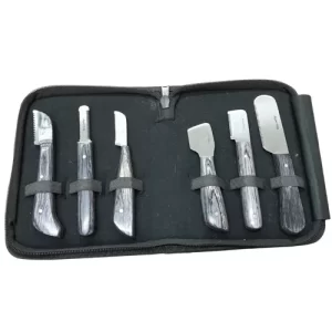 Combo Facas Trimming 6 Peças Acabamento Maryam Trading + Estojo