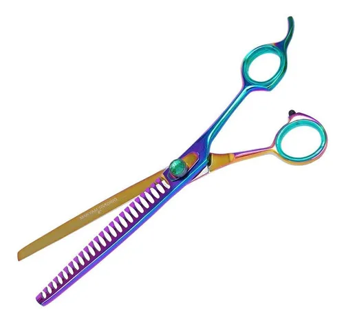 Tesoura Para Tosa Tubarão 7 e 8 Polegadas Multicolor